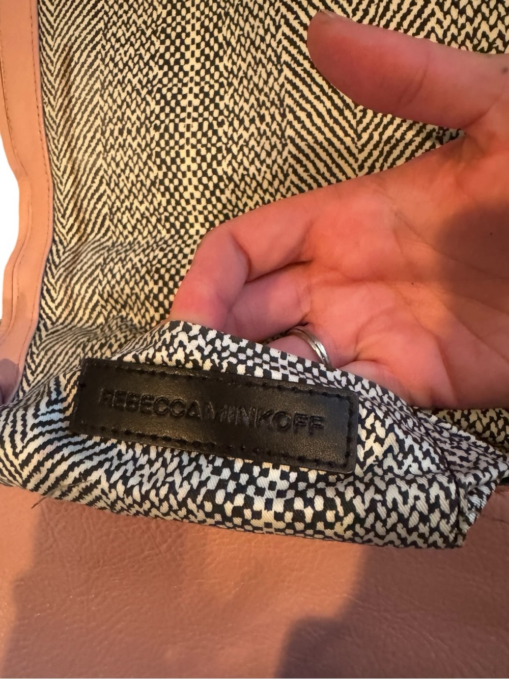 Rebecca Minkoff Blush Pink M.A.C Bowery Crossbody Leather Bag - Picture 8 of 11